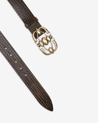 Mirko leather belt