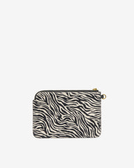 Oskan Pony leather zip pouch