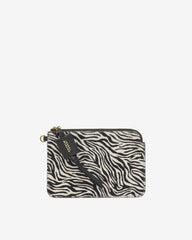 Oskan Pony leather zip pouch