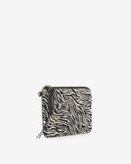 Oskan Pony leather zip pouch