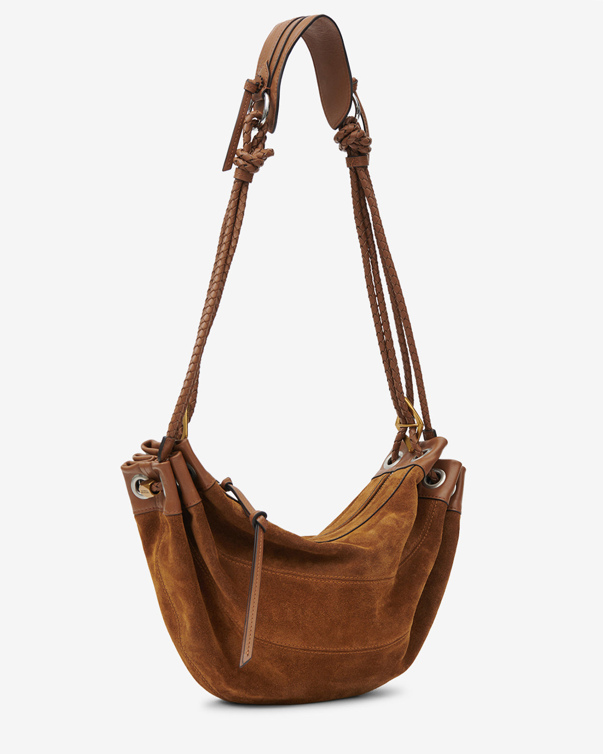 Maia Medium suede bag