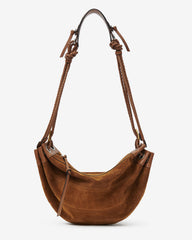 Maia Medium suede bag