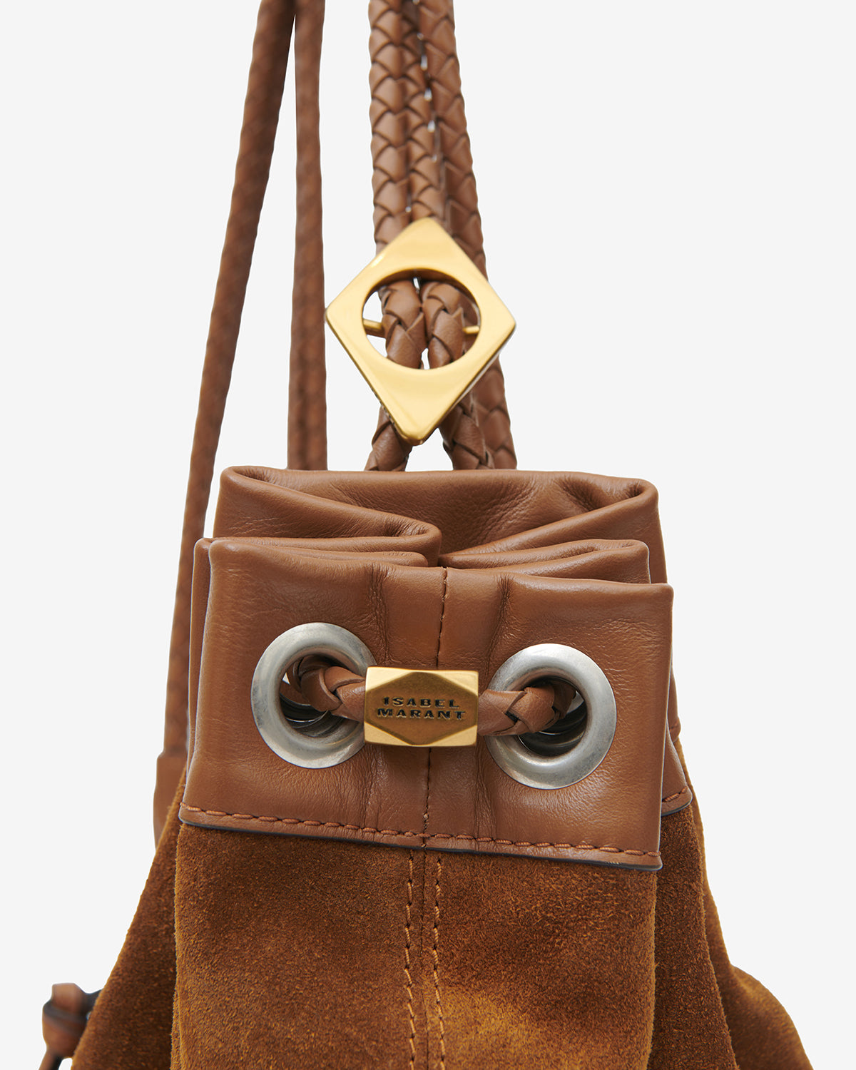 Maia Medium suede bag