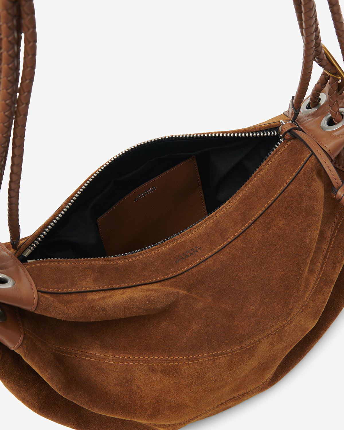 Maia Medium suede bag
